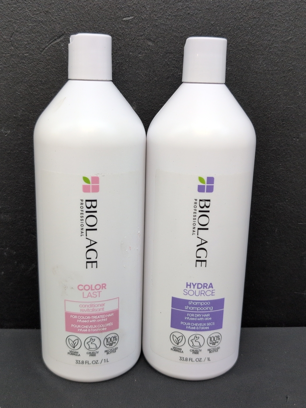 Biolage  ColorLast Conditioner & Hydra Source Shampoo Set 33.8 fl oz